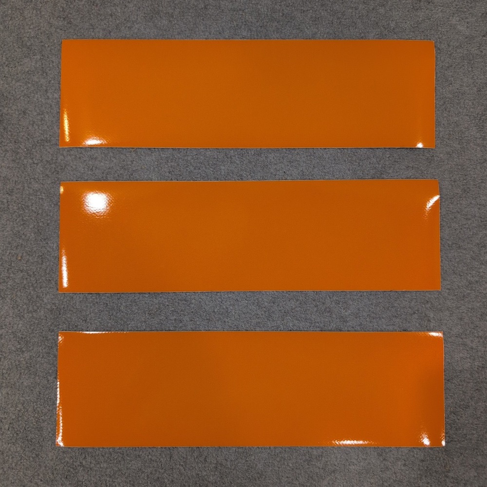 3M Scotchlite Orange Reflective Adhesive Vinyl Strips 3 Pk 680CR Comply Adhesive